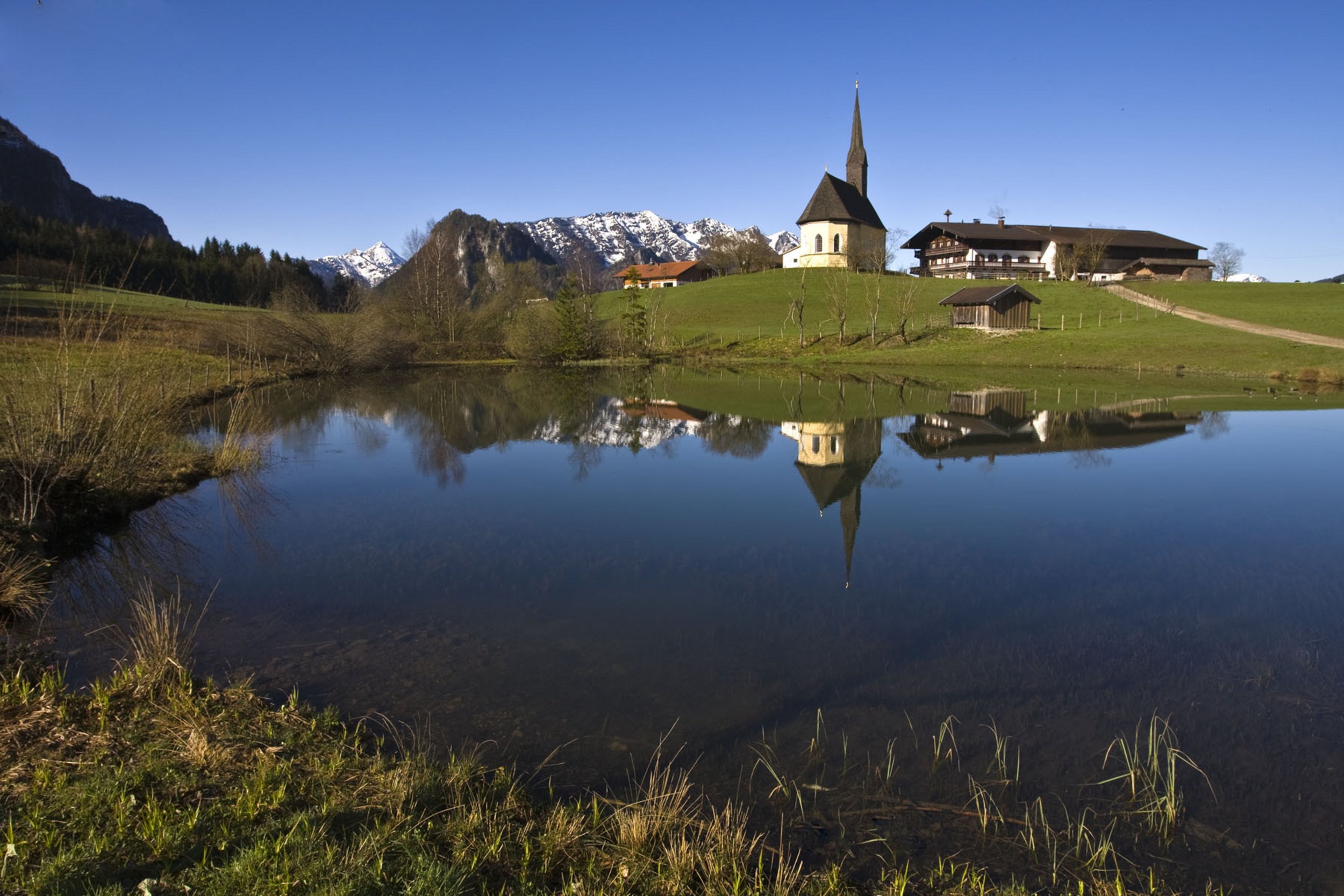 Fernwanderweg E4+Maximiliansweg Etappe Inzell