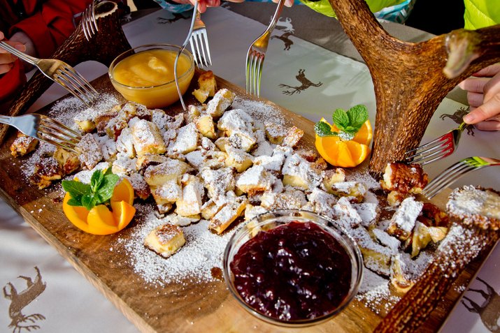 Kaiserschmarrn auf der Alm