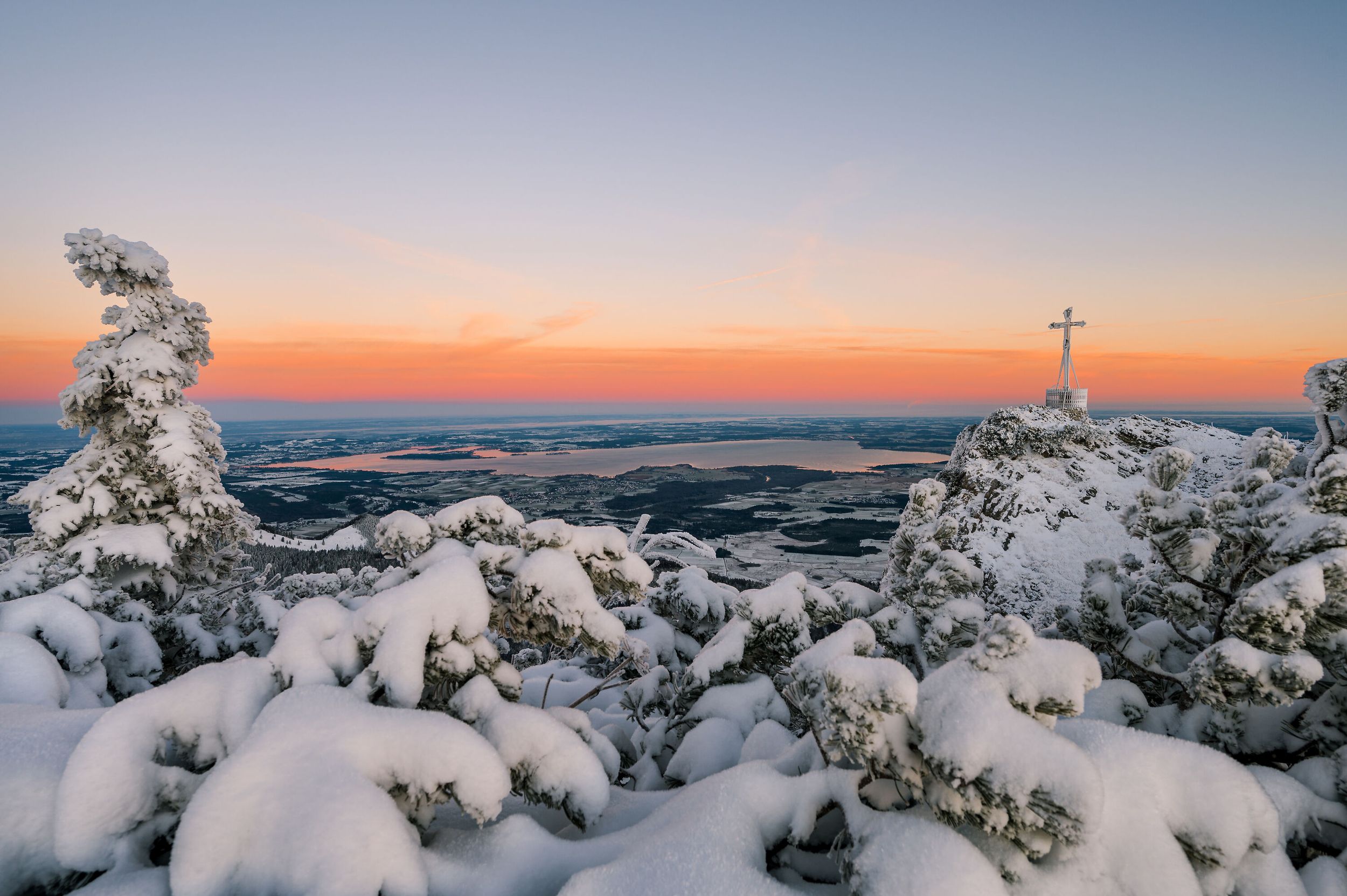 Winterlandschaft Chiemgau